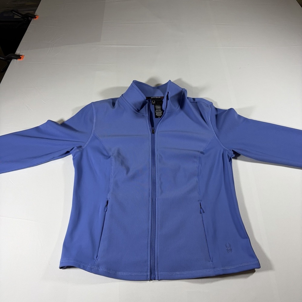 Spyder Active Women's Purple Full Zip Athletic Long Sleeve Size Medium